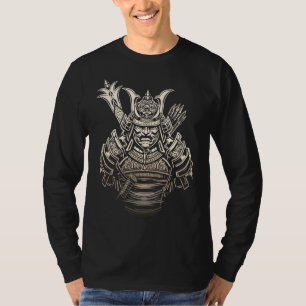 Fierce Samurai Warrior – Bold Japanese Armor T-Shirt
