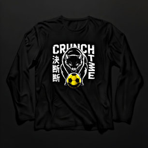 Fierce Soccer Cat - For Cat Lovers & Athletes Tri-Blend Shirt