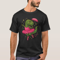 Fierce T-Rex Ballerina Shirt – Funny Pink Dinosaur