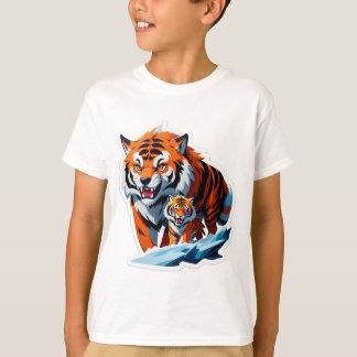 Fierce Tiger & Cub – Strength of the Wild T-Shirt