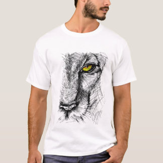 "Fierce Tiger Face" T-Shirt Design