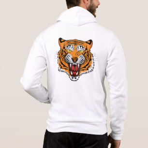 Fierce Tiger Head Illustration-24327 Hoodie