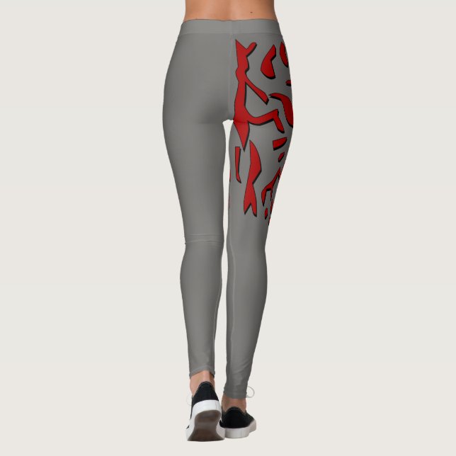 Fierce Tiger Leggings (Back)