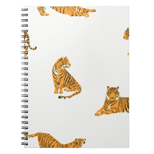 "Fierce" Tiger Notebook (Front)