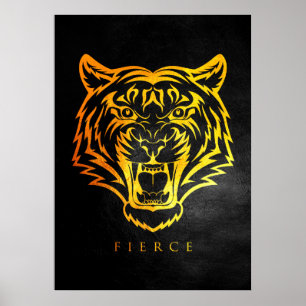 Fierce Tiger Poster