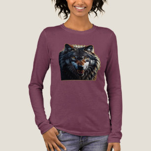 Fierce Wolf – Symbol of Strength and Freedom Tri-Blend Shirt