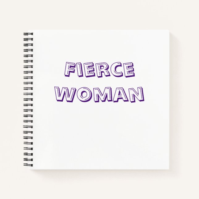 Fierce Woman Notebook (Front)
