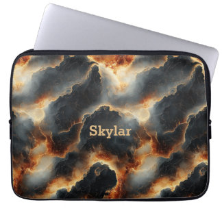 Fiery Abstract Lava Marble Laptop Sleeve – Persona