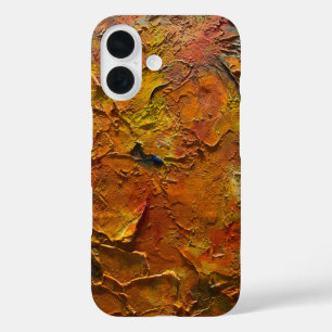 Fiery Abstract Texture iPhone 16 Case