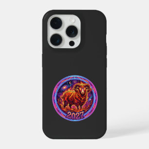 Fiery Aries Zodiac Ram 2027 iPhone 15 Pro Case