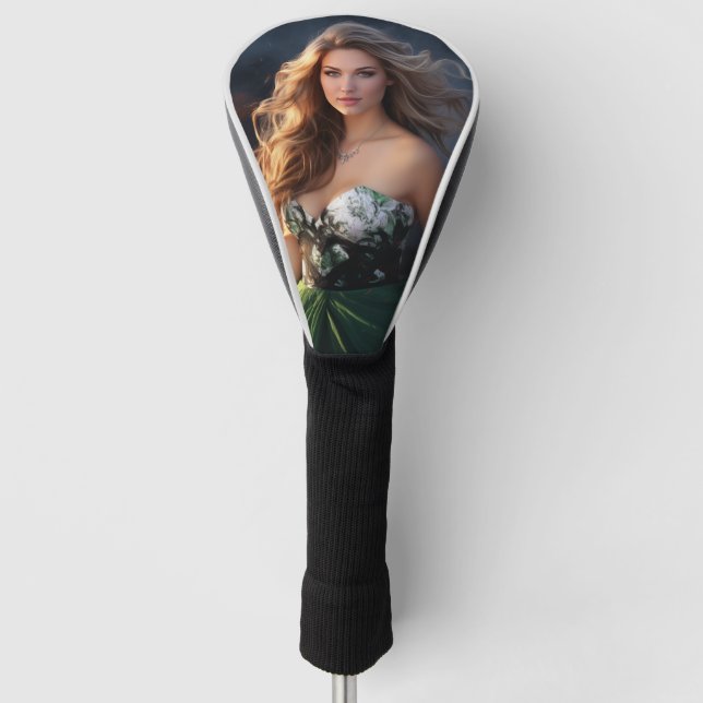 Fiery Beauty Golf Head Cover (Front)