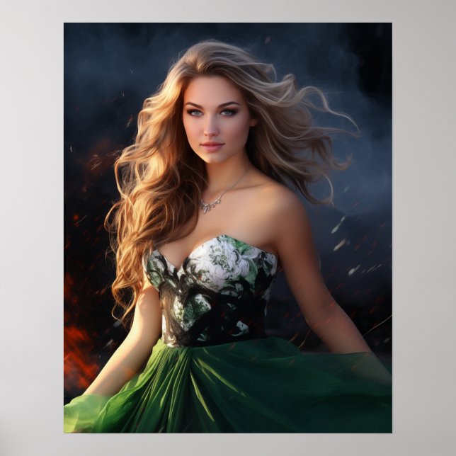 Fiery Beauty Poster (Front)