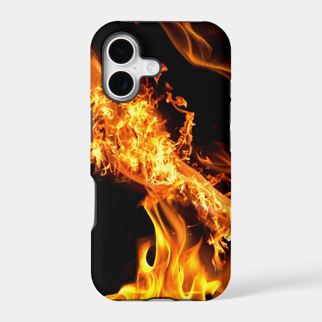 Fiery Blaze Burning Flames Fire Lover (Back)
