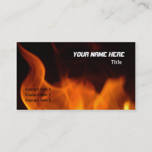 Fiery Business Card