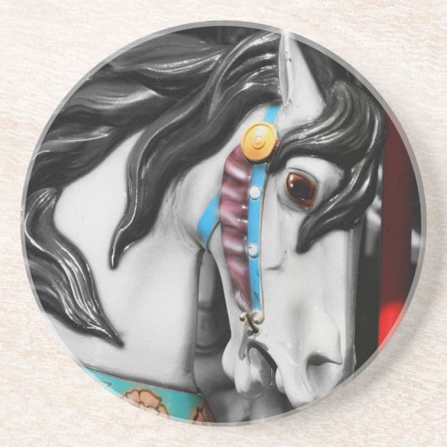 Fiery Carousel Horse Coaster (Front)