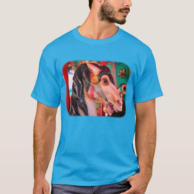 Fiery Carousel Horse  T-Shirt (Front)