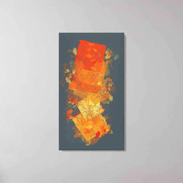 Fiery Colours Canvas Print (Front)