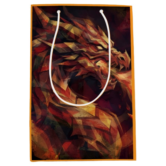 Fiery Dragon Medium Gift Bag (Front)