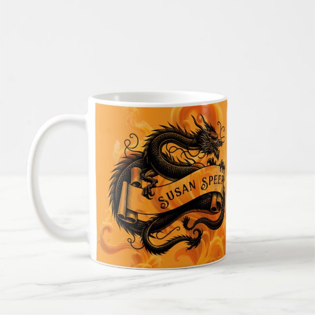 Fiery Dragon Mug (Left)