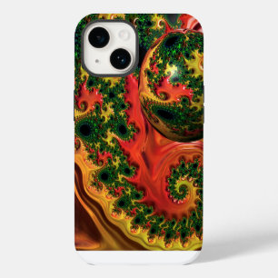 Fiery Elegance - A Study in Complexity iPhone 14 Case