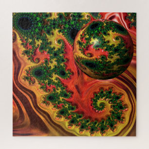 Fiery Elegance - A Study in Complexity Jigsaw Puzzle