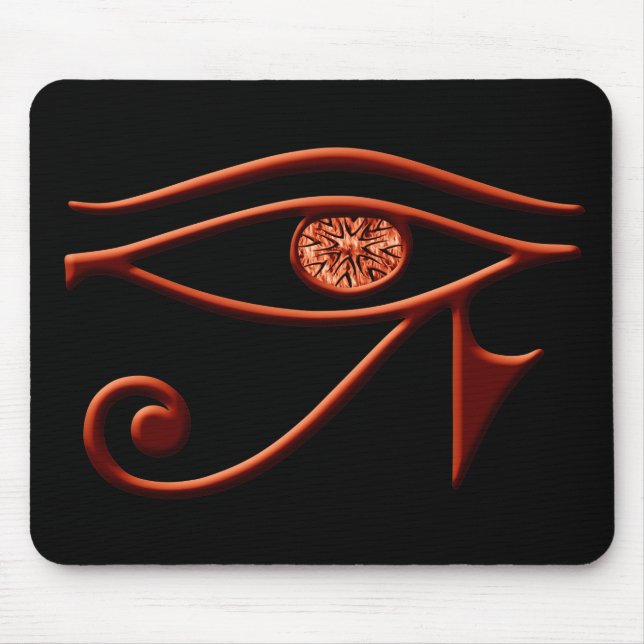 Fiery Eye Of Horus Mouse Pad (Front)