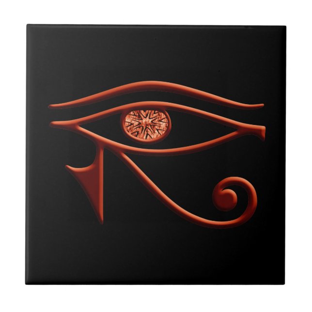 Fiery Eye Of Horus Tile (Front)