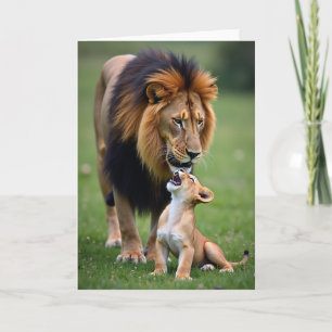Fiery Fathers Day Cub Card