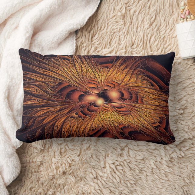 Fiery Filaments Lumbar Cushion (Blanket)