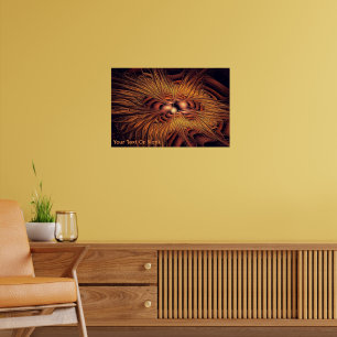 Fiery Filaments Poster