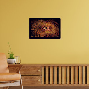 Fiery Filaments Poster