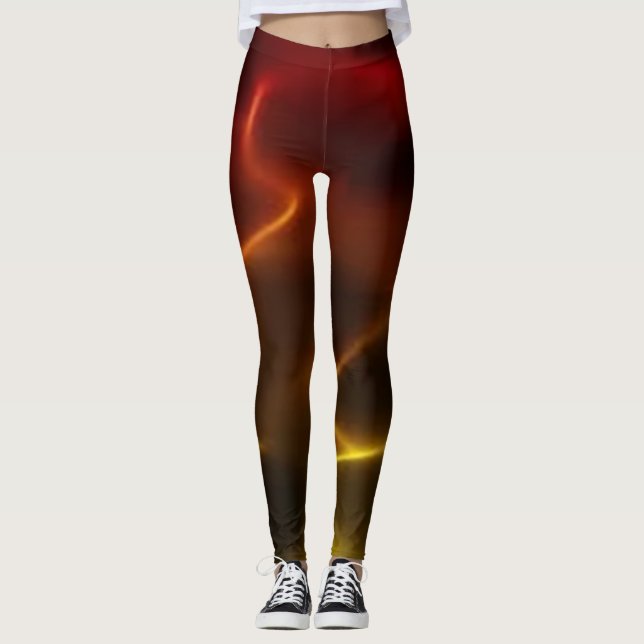 Fiery Flames Leggings (Front)