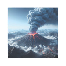 Fiery Fury: A Volcano's Wrath Unleashed