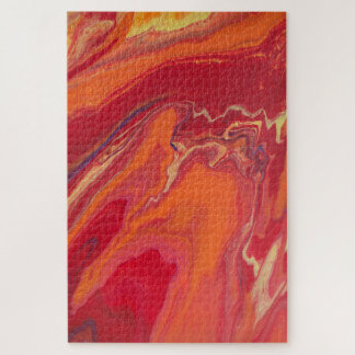 Fiery Geode Jigsaw Puzzle