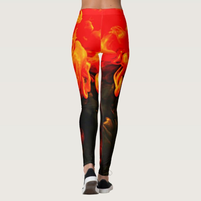Fiery Lava Leggings (Back)