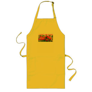 Fiery Lily-Flowered Orange Tulips Long Apron