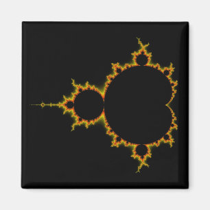 Fiery Mandelbrot Set Magnet