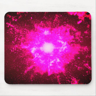 Fiery Nebula Sci-Fi Art Mousepad