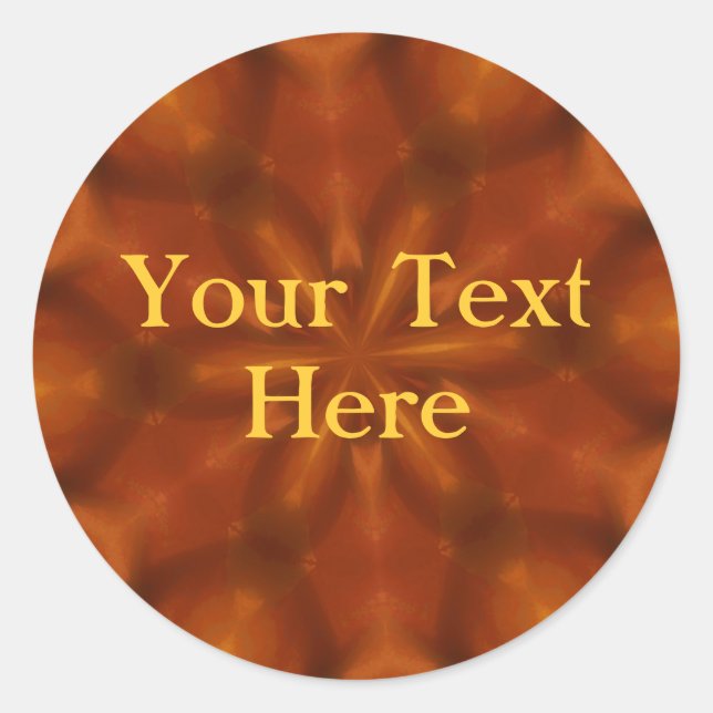 Fiery Orange Stickers (Front)
