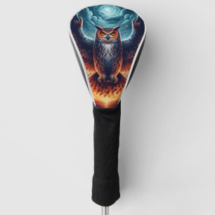 Fiery Owl Phoenix Ascension Golf Head Cover
