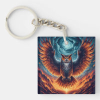 Fiery Owl Phoenix Ascension
