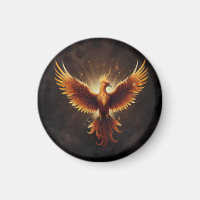 Fiery Phoenix Cushion