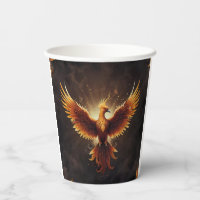Fiery Phoenix Cushion