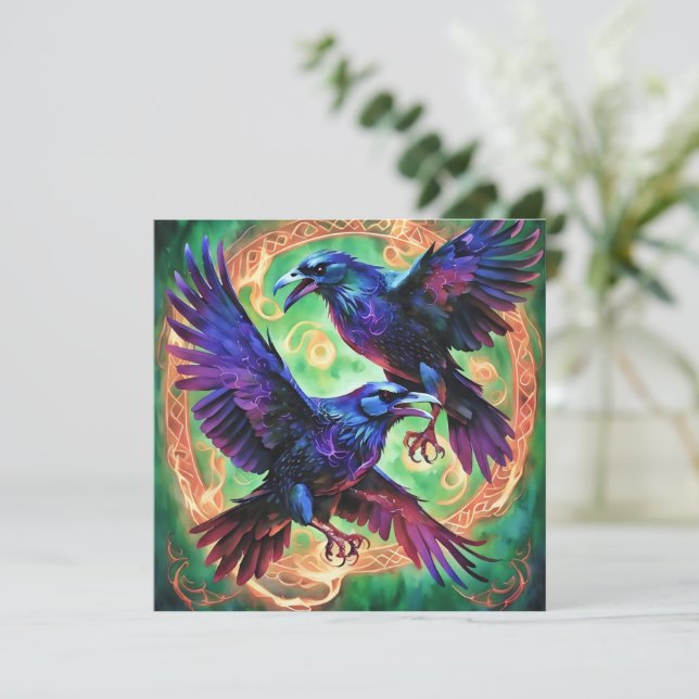 Fiery Raven  (Standing Front)