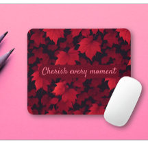 Fiery Red Autumnal Leaves