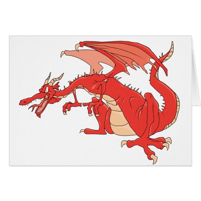 Fiery Red Dragon (Front Horizontal)