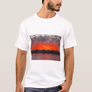 Fiery Red Nile River Sunset .JPG T-Shirt