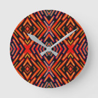 Fiery Red Orange Black