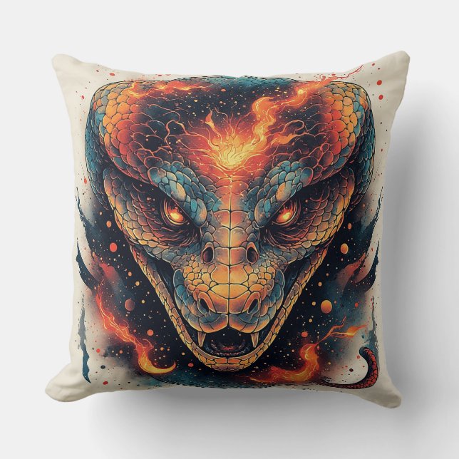 Fiery Serpent with Dynamic Energy Cushion (Front)