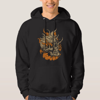 Fiery Skull: Flames of Rebellion Hoodie
